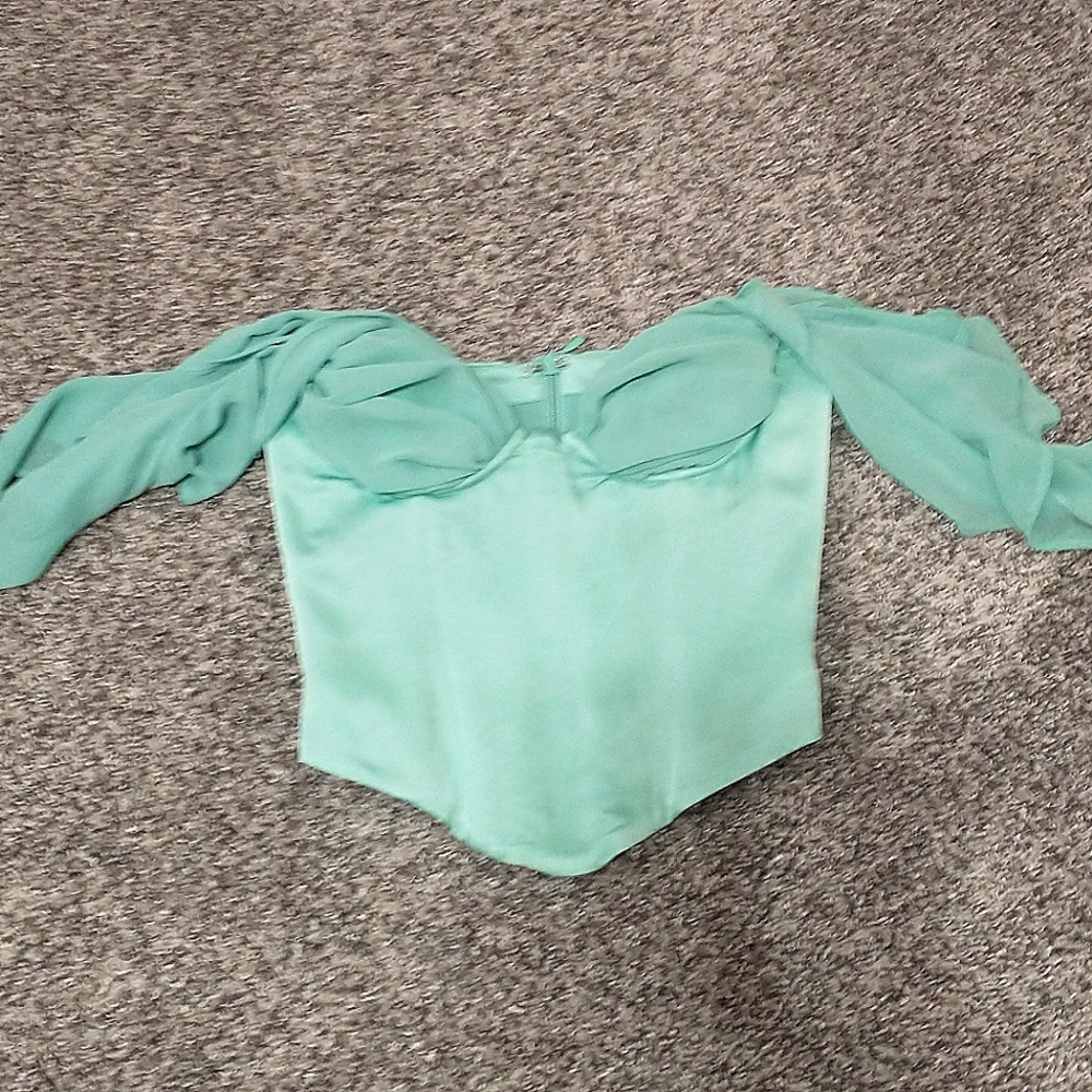 House of CB Isabella Jade Corset Bustier Top (XS, Regular Cup - A-C) - Picture 2 of 5